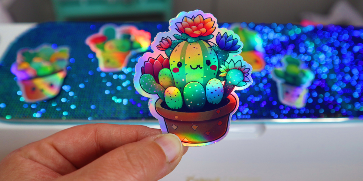 How To Print And Cut Holographic Printable Vinyl Hayes Paper Co.