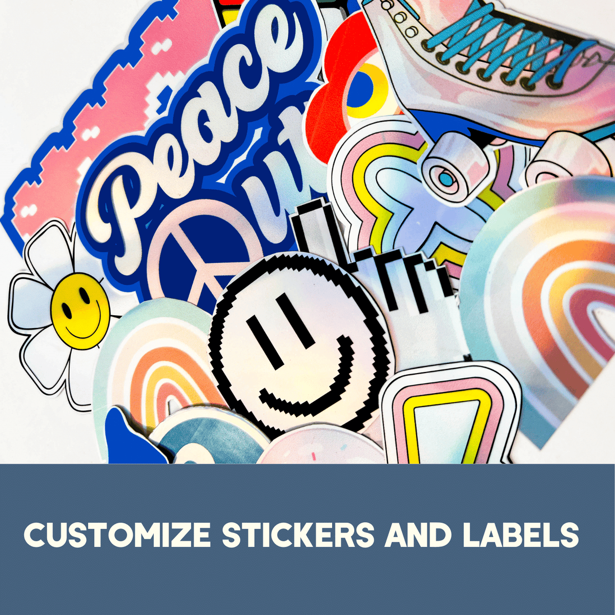 10/20/30/40/50/100 Sheets Holographic Sticker A4 Printable Vinyl