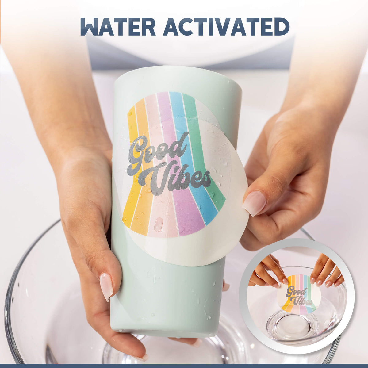 How to Apply Waterslide Decals to Tumblers 
