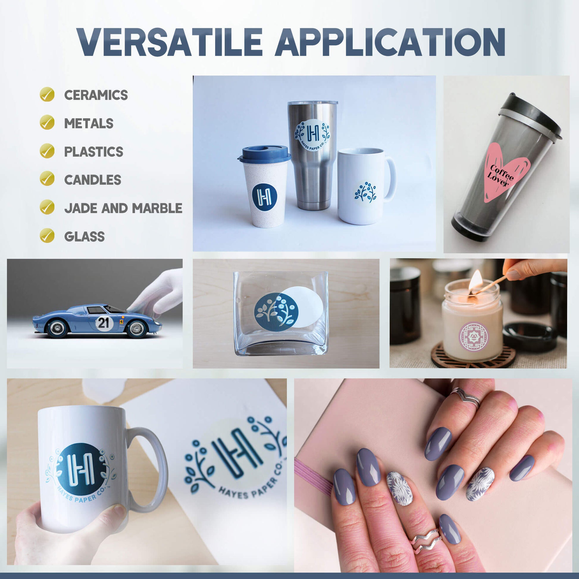 waterslide decal paper, decal paper, waterslide, laser printer, laser waterslide decal paper, clear decal, clear waterslide decal paper, Hayes Paper Co, Hayes Paper