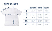 Sublimation T-Shirts, white polyester t-shirts, sizing chart