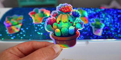 How To Print And Cut Holographic Printable Vinyl