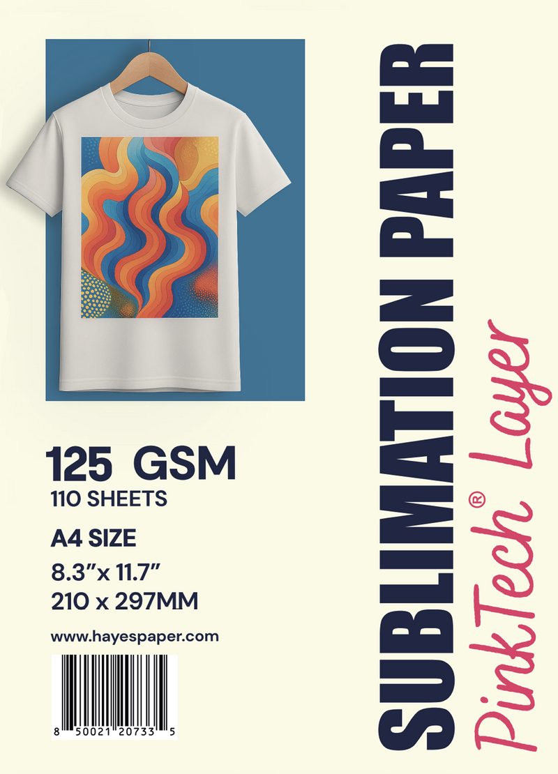 Hayes Paper Waterslide Decal Paper For Inkjet - White 100 Sheets A4 Size, Premium Water-Slide Transfer Paper