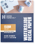 Clear Inkjet Waterslide Decal Paper