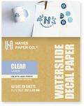 Clear Laser Waterslide Decal Paper