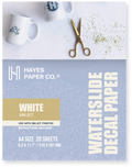 White Inkjet Waterslide Decal Paper