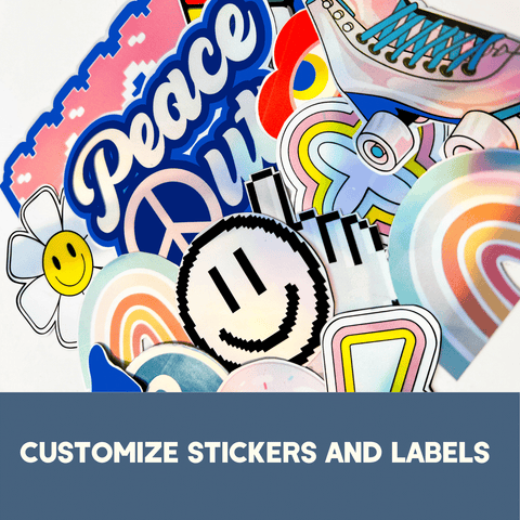 Transparent Sticker Vinyl / Customisable Printable Labels / A4  Self-adhesive Sheets / Inkjet Printable Only / Die Cut Machine Compatible 