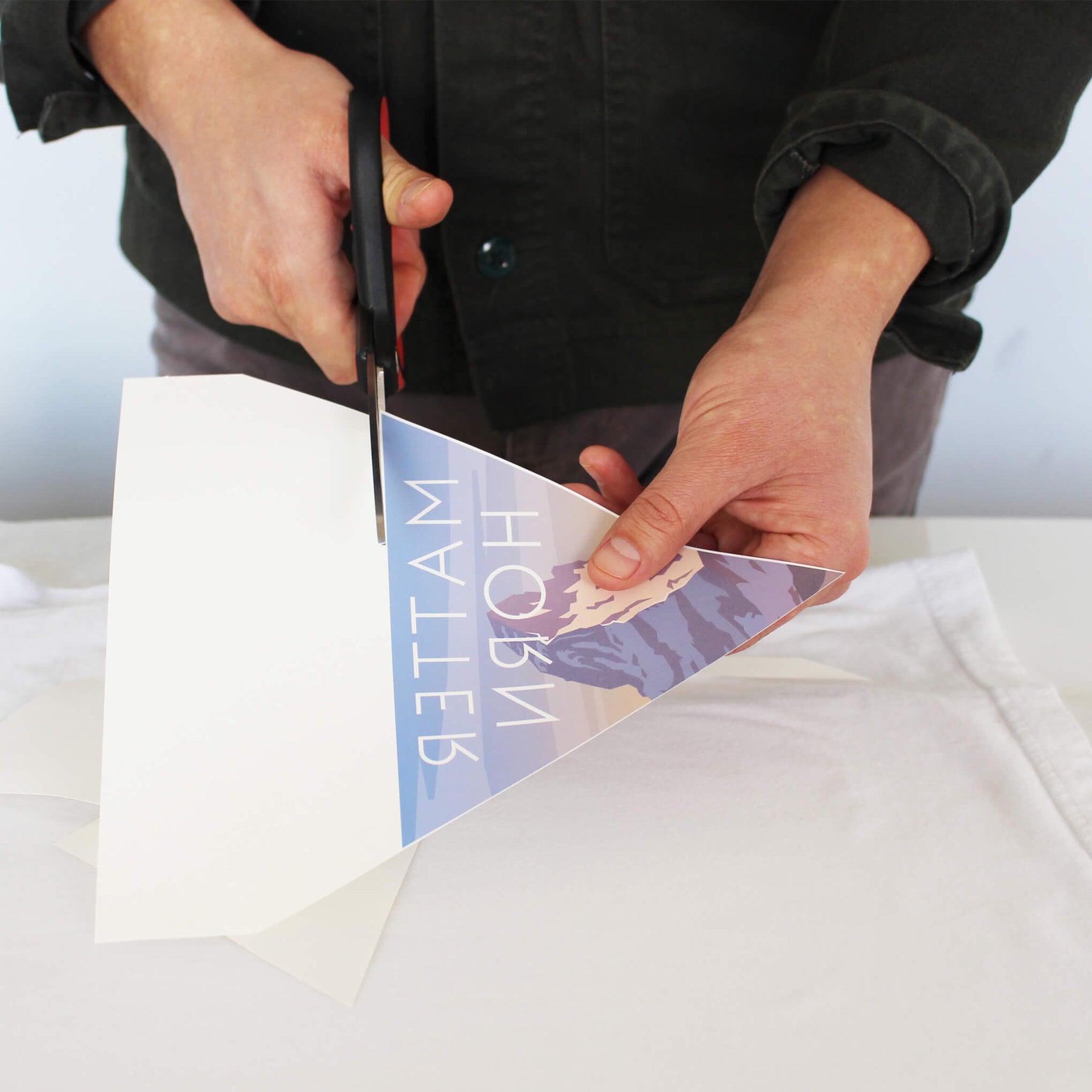 Hayes Paper Co.® Transparent Heat Transfer Paper |Apply to Fabrics
