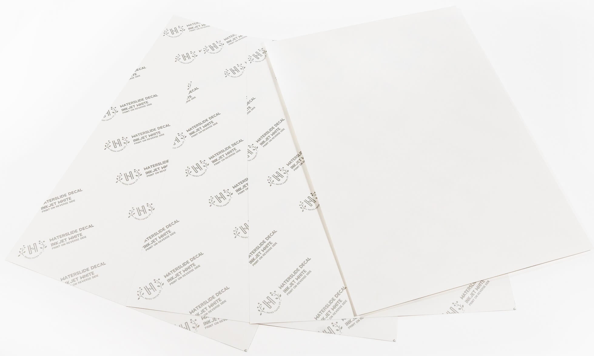 World Paper Inkjet White Waterslide Decal Paper – 5 Sheets 8.5x11 For Personalized Candles, Crafts, Soap Making