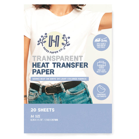 Inkjet Iron-on Heat Transfer Paper for Shirt, White / Light