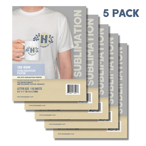 Sublimation Paper 5 Pack