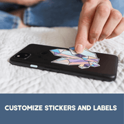 Printable Translucent Holographic Vinyl Paper 