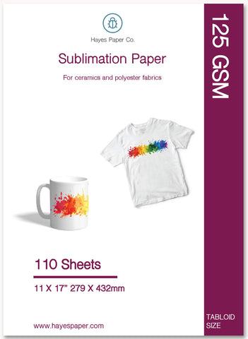  A-SUB Sublimation Paper 125gsm and Sublimation Ink Bundle Kit  for Heat Transfer on Tumblers, Tee shirt, Mugs,etc. to Personalize your  Holiday Gift : Office Products